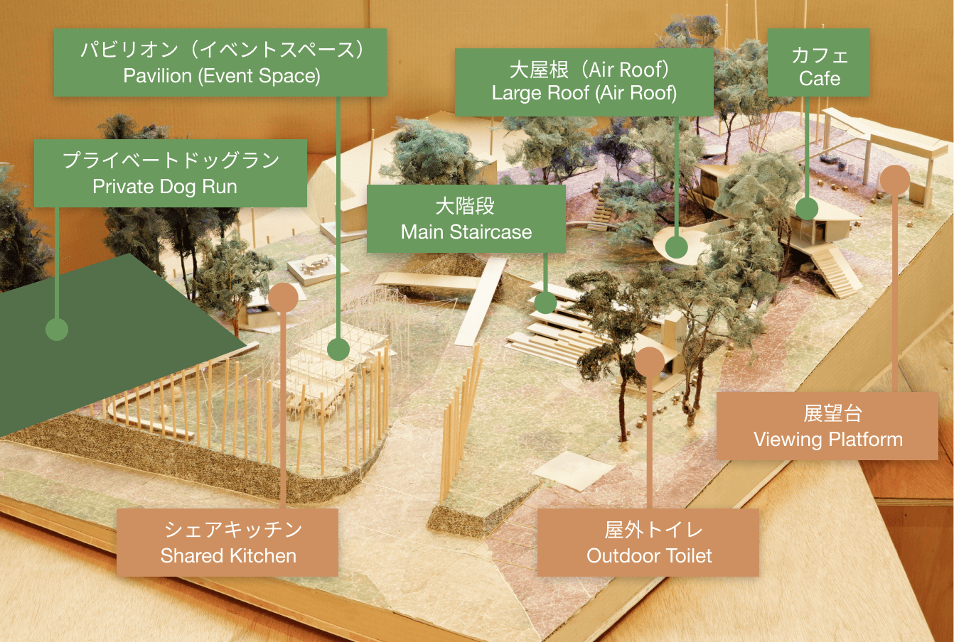 スマートフォン用敷地内マップ